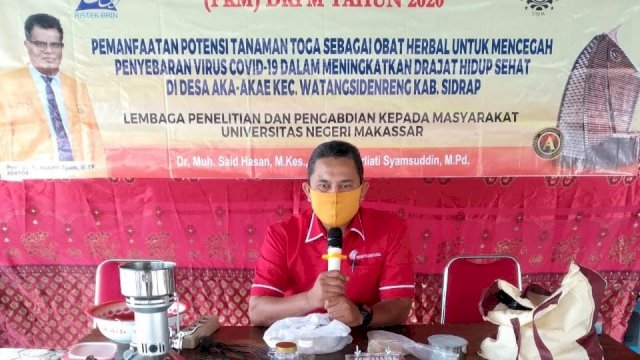 Dosen UNM Gelar Program Kemitraan untuk Cegah Covid 19