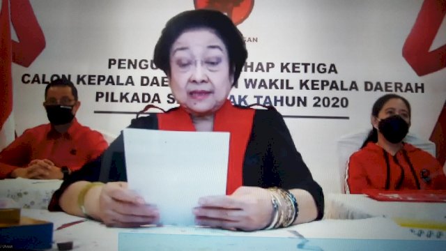 Lewat Virtual, Megawati Instruksikan Kadet Kawal Kemenangan Usungan PDIP