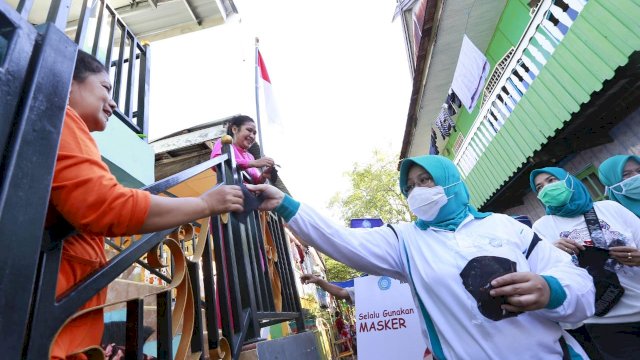 Aksi Total Ketua TP PKK Kota Makassar Jalankan Perintah Presiden RI