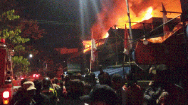 Satu Pedagang Pasar Senggol Meninggal Saat Sijago Merah Mengamuk