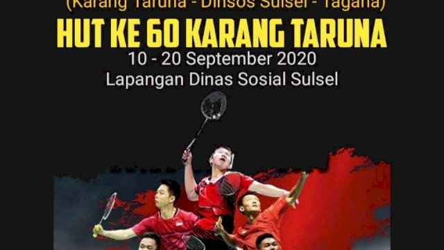 Kejuaraan Internal Badminton Karang Taruna Resmi Digelar