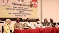Pelantikan Pengurus APDESI Periode 2020-2025,disaksikan oleh Bupati Bantaeng.