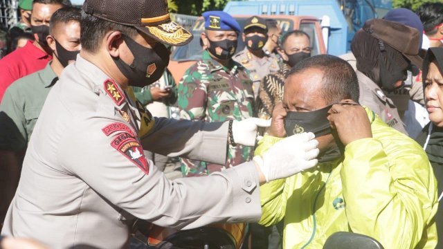 Polda Sulsel Akan Bagikan 1,6 Juta Masker, Calon Kepala Daerah Diminta Taat Aturan