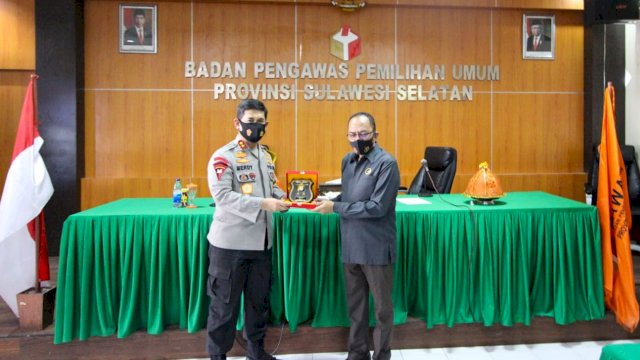 Koordinasi Pelaksanaan Pilkada, Kapolda Sulsel Kunjungi Bawaslu Sulsel