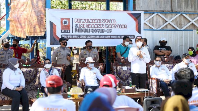 Rudy Ajak Warga Lae-Lae Tetap Gunakan Masker