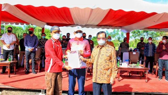 Mega Proyek Tanjung Bunga di Mulai, Aksa Mahmud Hibahkan Lahan ke Pemkot Makassar