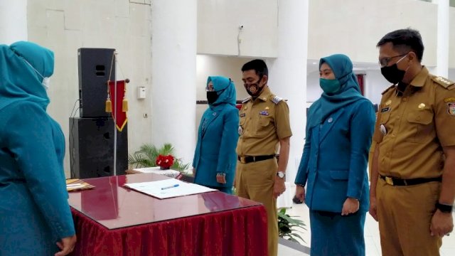 Lantik Ketua PKK Kecamatan, Rossy: Pemberdayaan Masyarakat Jadi Prioritas