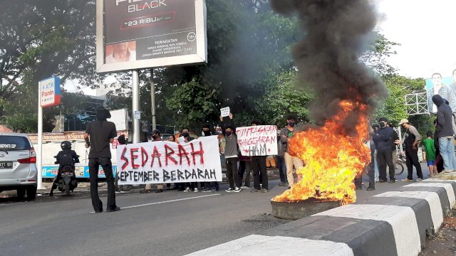 Puluhan Mahasiswa UINAM Angkat Isu Kelam di Bulan September