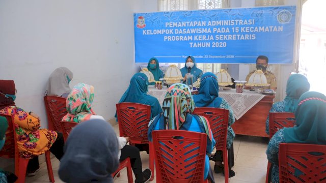 Kunjungan Dasawisma, Camat Wajo dan Tamalate Makassar Paparkan Kondisi Wilayah
