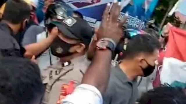 Hendak Aksi Tolak Otsus Jilid II di Makassar, Massa FSPRP Direpresi Oleh Ormas