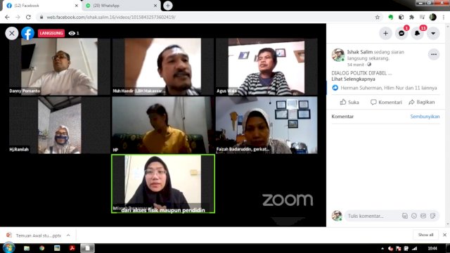 Hanya Dani Yang Berdialog Dengan Warga Difabel Makassar