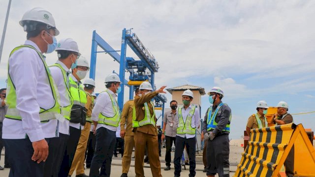 Rudy Djamaluddin Dukung Pembebasan Lahan Akses Jalan Tol Makassar New Port