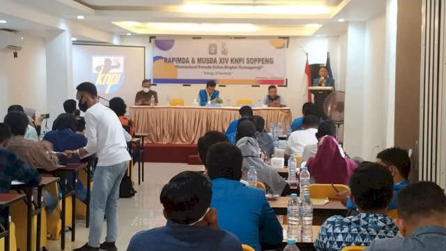 Mewakili Bupati  Kadis Pemuda Buka Musda Ke XIV KNPI Soppeng