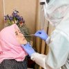 81 Pegawai dan OB dan Supir di KPU Sulsel Jalani Swab test