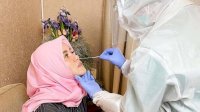 81 Pegawai dan OB dan Supir di KPU Sulsel Jalani Swab test