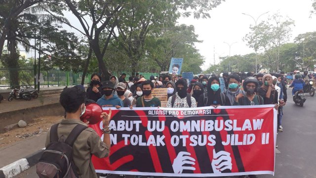 Aliansi Pro Demokrasi Angkat Isu Tolak Otsus Jilid II di Makassar