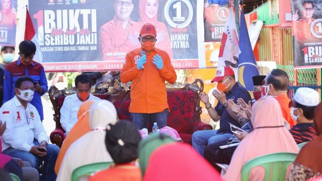 Kampanye di Lorong Kamase, Danny Pomanto: Saya Semangat Karena Rakyat Semangat