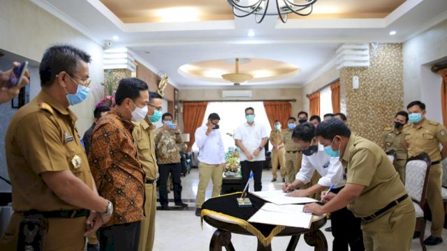 Tandatangani Kontrak, Nindya Karya Siap Tuntaskan Pedestrian Tanjung Bunga