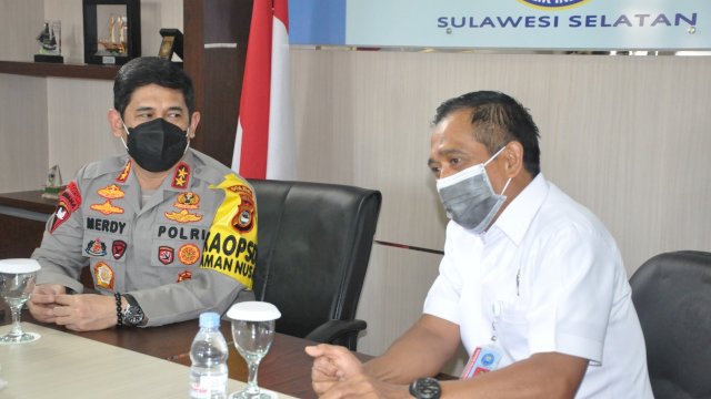Kunjungi BNNP, Kapolda Sulsel Tegaskan Siap Kejar Pengedar dan Bandar Narkoba