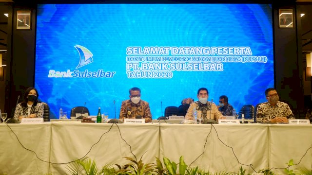 Jawab Tantangan Pemulihan Ekonomi Nasional, Bank Sulselbar Gelar RUPS