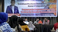 Zaenal Beta Sosialisasikan Perda Nomor 4 Tahun 2014