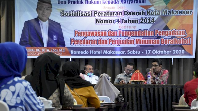 Zaenal Beta Sosialisasikan Perda Nomor 4 Tahun 2014