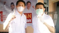 Edward dan Eric Horas Kompak Temani Fatma Kampanye di Rappocini