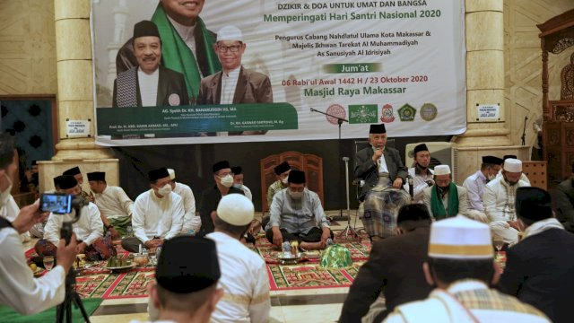 Di Hari Santri Nasional 2020 Prof Rudy Ajak Alim Ulama Dan Santri Perketat Protokol Kesehatan