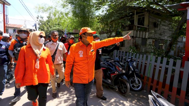 Kompak, Danny-Fatma Kampanye Bersama di Kecamatan Sangkarrang