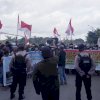 Ratusan Pendemo di Kabupaten Gowa Angkat Merah Putih Minta Ormas FPI Dibubarkan
