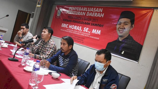 Erick Horas: Pemkot Makassar Harus Memberi Solusi Soal Sampah