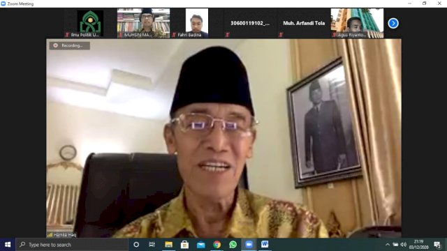 HRS Jadi Perbincangan Menarik di Webinar Kampus UIN Alauddin, Dikaitkan dengan Pilpres