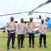 Kapolda Sulsel Memantau Keamanan Nataru Pakai Helikopter
