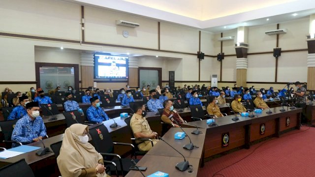 Nurdin Abdullah Harap CPNS Baru Dapat Mendorong Kinerja Pemprov Sulsel