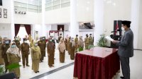 Lantik Pejabat Fungsional,  Rudy Minta Kerja Ekstra Lawan Pandemi
