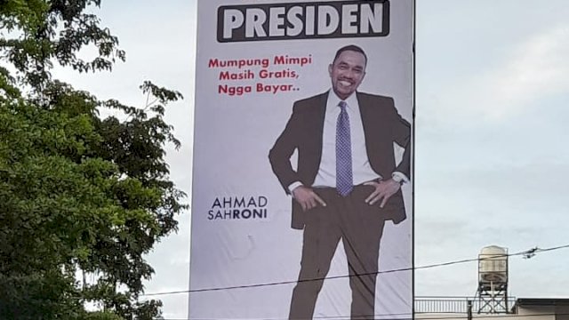 Mimpi jadi Presiden Ahmad Sahroni Menginjak Tanah Makassar
