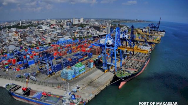 Proyek strategis nasional Makassar New Port (MNP). FOTO: 