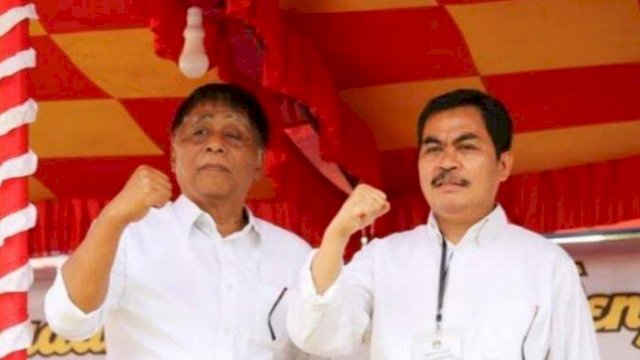 Pasangan Calon Bupati dan Wakil Bupati Tana Toraja Yang di Tetapkan sebagai pemenang Pada Pilkada Tator oleh KPU 