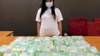 Perempuan ini Diduga Pengedar Internasional, Ditangkap dan Diamankan 28 Kg Sabu