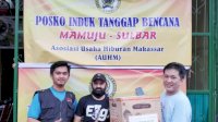 Peduli Korban Gempa Sulbar, AUHM Bersama Sapma PP Sulsel Dirikan Posko Bantuan Bersama