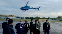 Mentan SYL Bertolak ke Sulbar Naik Helikopter, Menyalurkan Bantuan Sekitar 20 Truk Logistik
