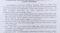 Pemkot Makassar Perpanjang Jam Malam