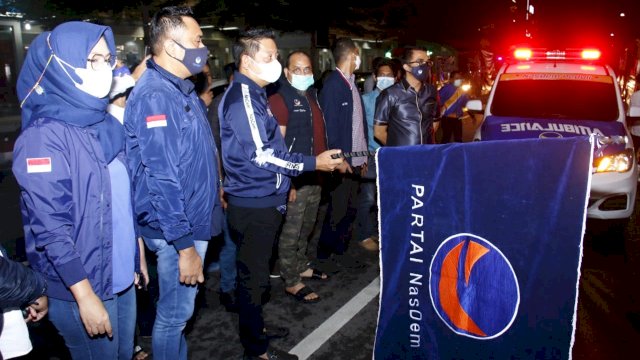 RMS Lepas Bantuan Tahap Kedua Nasdem Sulsel Untuk Korban Gempa di Sulbar