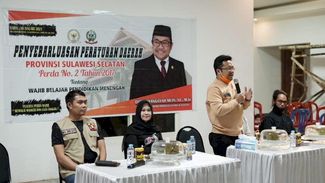 Sosialisasi Perda Pendidikan, DM: Semua Orang Tua Wajib Menyekolahkan Anaknya