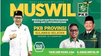 Muswil PKB Sulsel Di Buka Cak Imin, Nama KSB Sudah Di Meja Pimpinan Sidang