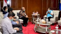 Gubernur Terima Kunjungan Budi Hanoto sebagai Kepala Perwakilan BI Sulsel
