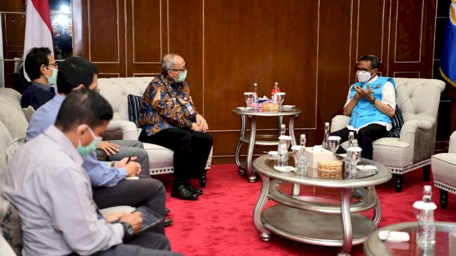 Gubernur Terima Kunjungan Budi Hanoto sebagai Kepala Perwakilan BI Sulsel