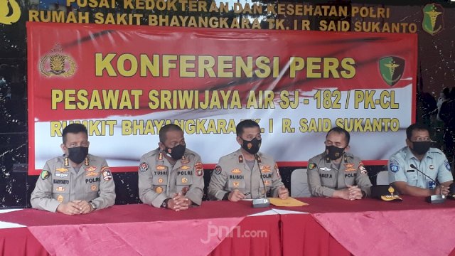 DVI Indentifikasi Satu Korban Sriwijaya Air
