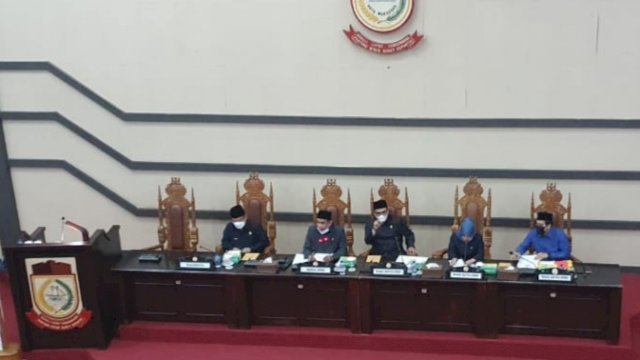 Paripurna DPRD Kota Makasaar, Senin (1/2) | Alam/Trotoar.id