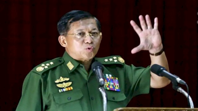 Panglima militer Myanmar Jenderal Min Aung Hlaing